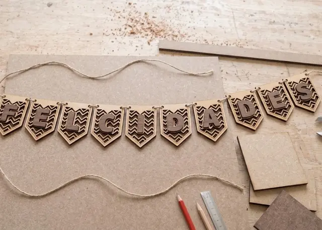 Cómo queda: Banderines
