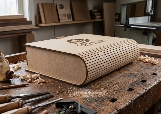 Cómo queda: Caja libro