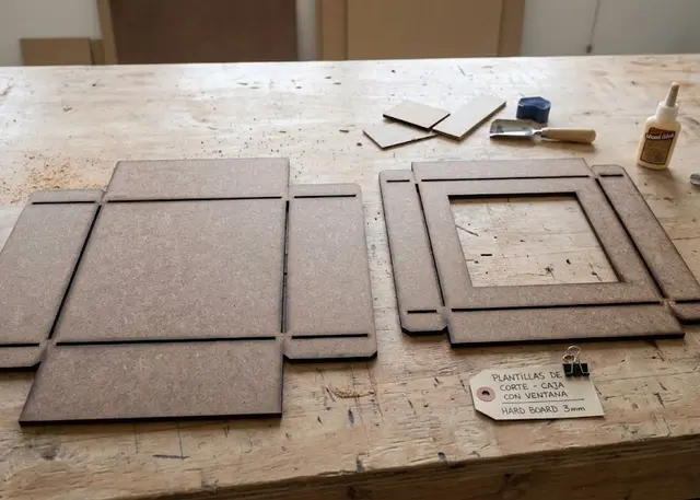 Cómo queda: Molde de caja